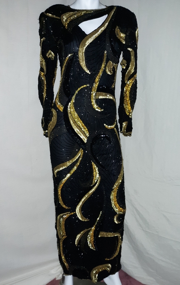 Mardi Gras ball gown. Vintage